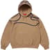 Supreme Shoulder Script Hooded Sweatshirt - Light Tan (front)