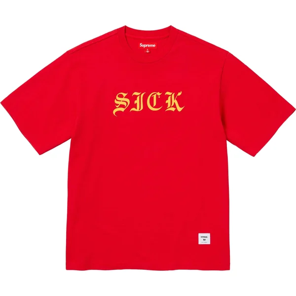 Supreme Sick S/S Top - Red (front)