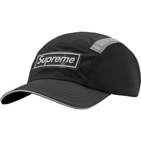 Supreme Side Mesh Camp Cap Black