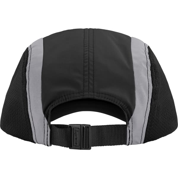 Supreme Side Mesh Camp Cap - Black (front)