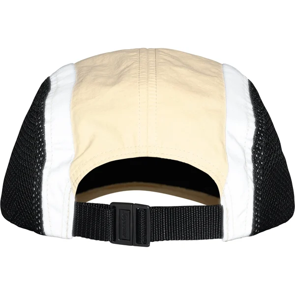 Supreme Side Mesh Camp Cap - Cream (front)