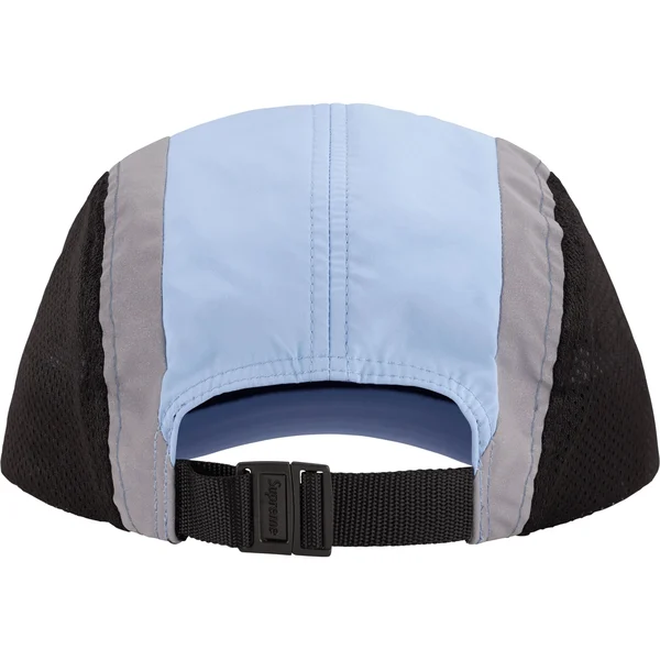 Supreme Side Mesh Camp Cap - Light Blue (front)