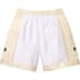 Supreme Side Pocket Basketball Short - White (front)