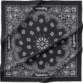 Supreme Silk Bandana Black