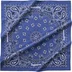 Supreme Silk Bandana - Navy (front)