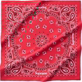 Supreme Silk Bandana Red