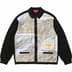 Supreme Silk Map Cardigan - Black (front)