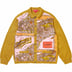 Supreme Silk Map Cardigan - Mustard (front)