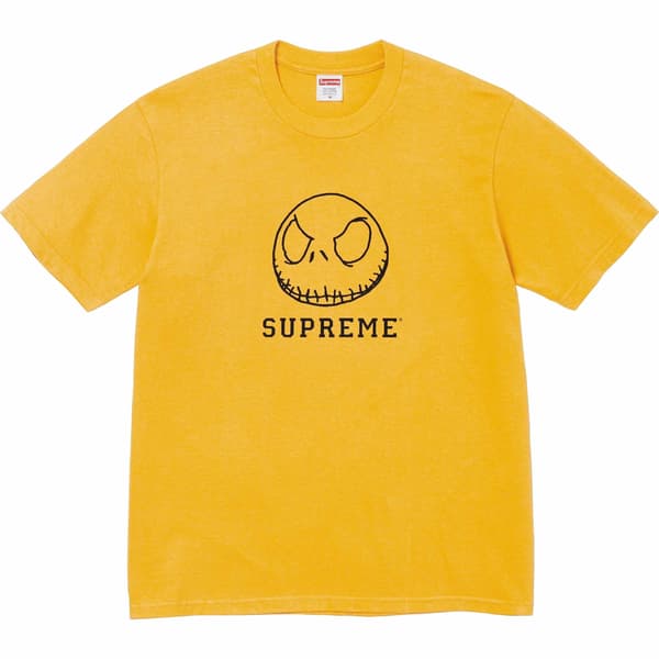Supreme Skeleton Tee - Mustard (front)
