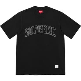 Supreme Sketch Embroidered S/S Top Black