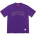 Supreme Sketch Embroidered S/S Top - Purple (front)