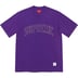 Supreme Sketch Embroidered S/S Top - Purple (front)