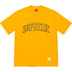 Supreme Sketch Embroidered S/S Top - Yellow (front)