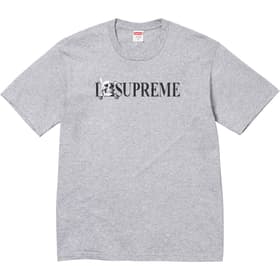 Supreme Skull Tee Heather Grey