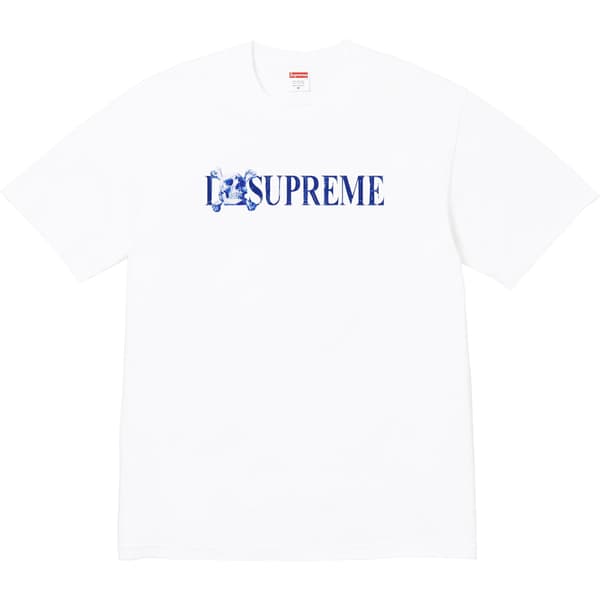 Supreme Skull Tee - White (front)