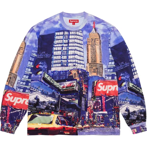 Supreme Skyline Sequin L/S Top - Day (front)