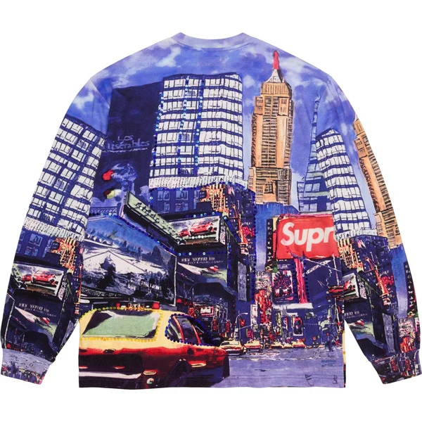 Supreme Skyline Sequin L/S Top - Day (front)