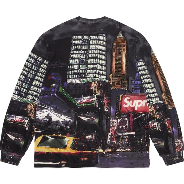 Supreme Skyline Sequin L/S Top - Night (front)