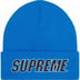 Supreme Slant Beanie - Blue (front)
