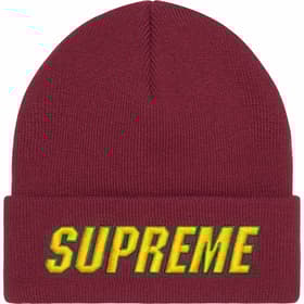 Supreme Slant Beanie Burgundy
