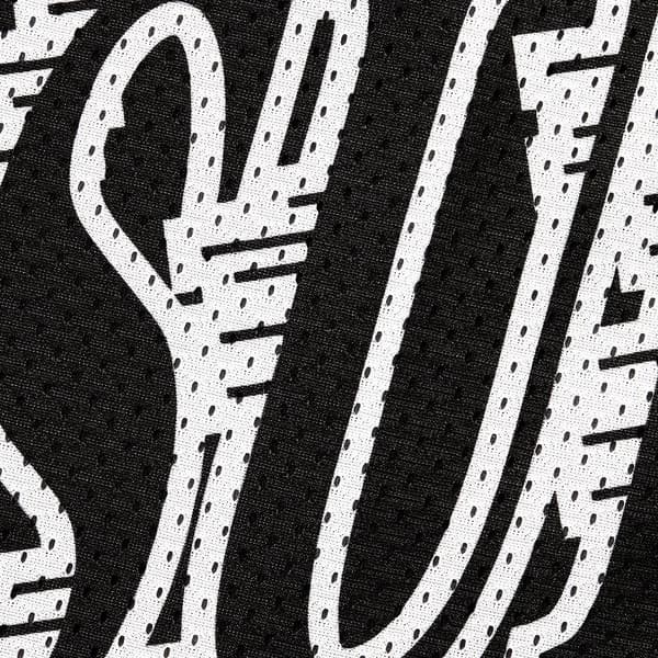 Supreme Slap Shot Baggy Mesh Short - Black (front)