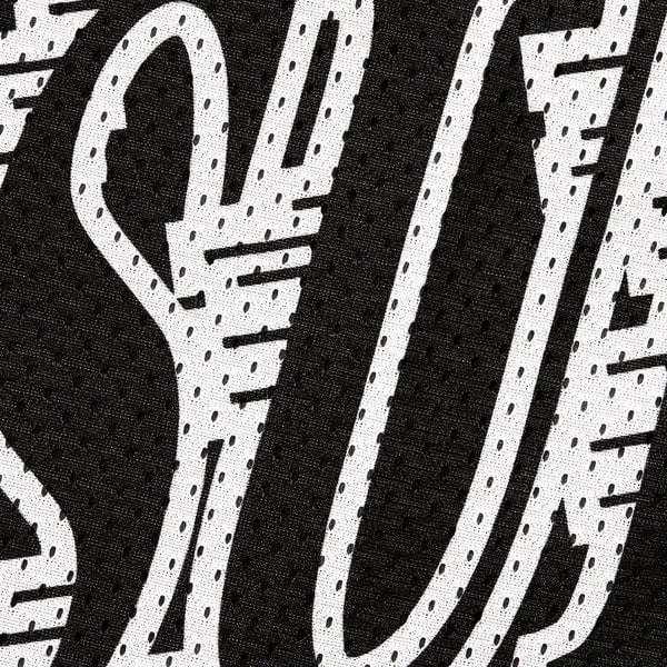 Supreme Slap Shot Baggy Mesh Short - Black (front)