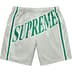 Supreme Slap Shot Baggy Mesh Short - Grey (front)