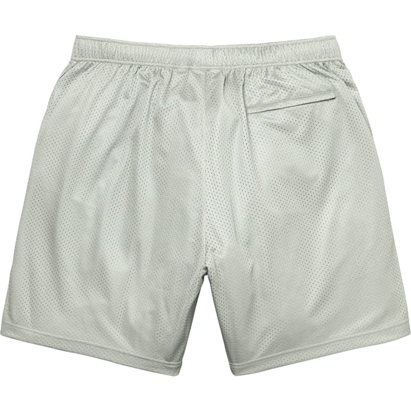 Supreme Slap Shot Baggy Mesh Short - Grey (front)