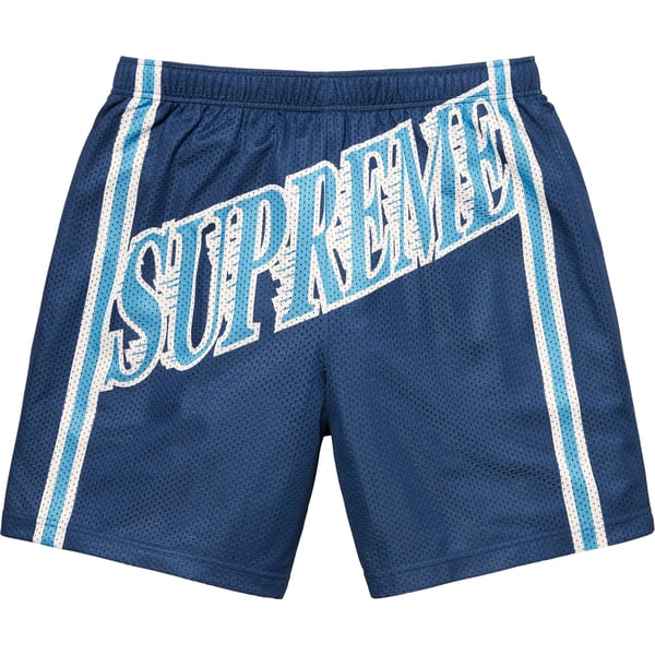 Supreme Slap Shot Baggy Mesh Short - Navy (front)