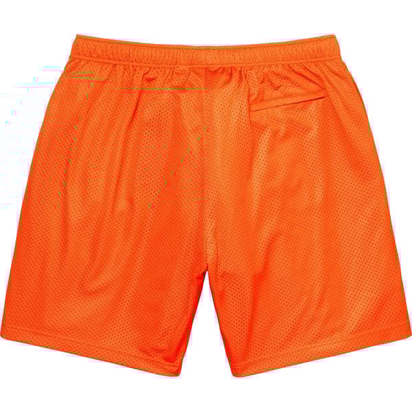 Supreme Slap Shot Baggy Mesh Short - Orange (front)