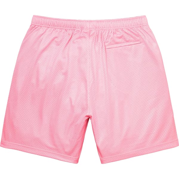 Supreme Slap Shot Baggy Mesh Short - Pink (front)