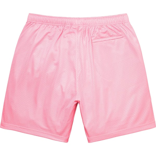 Supreme Slap Shot Baggy Mesh Short - Pink (front)