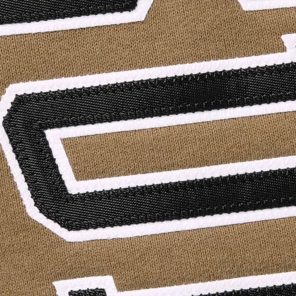 Supreme Sleeve Arc Hooded Sweatshirt - Dark Khaki (front)