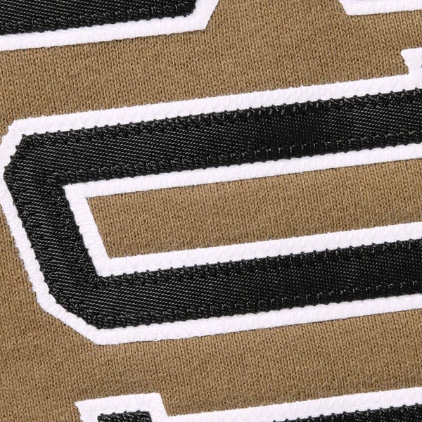 Supreme Sleeve Arc Hooded Sweatshirt - Dark Khaki (front)