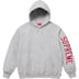 Supreme Sleeve Arc Hooded Sweatshirt - Heather Grey (front)