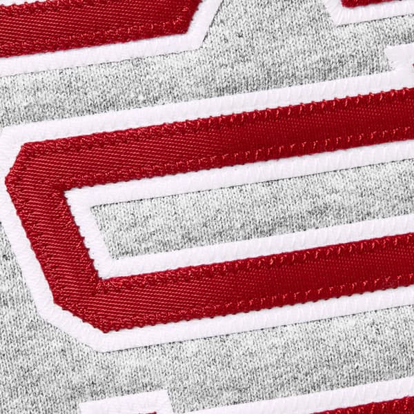 Supreme Sleeve Arc Hooded Sweatshirt - Heather Grey (front)