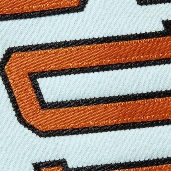 Supreme Sleeve Arc Hooded Sweatshirt - Pale Blue (front)