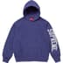Supreme Sleeve Arc Hooded Sweatshirt - Washed Navy (front)