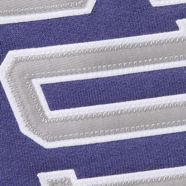 Supreme Sleeve Arc Hooded Sweatshirt - Washed Navy (front)