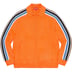 Supreme Sleeve Stripe Zip Up Sweater - Orange (front)