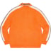 Supreme Sleeve Stripe Zip Up Sweater - Orange (front)