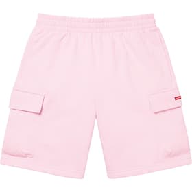 Supreme Small Box Baggy Cargo Sweatshort Light Pink
