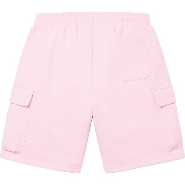 Supreme Small Box Baggy Cargo Sweatshort - Light Pink (front)