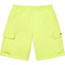 Supreme Small Box Baggy Cargo Sweatshort - Lime (front)