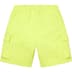 Supreme Small Box Baggy Cargo Sweatshort - Lime (front)