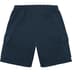 Supreme Small Box Baggy Cargo Sweatshort - Navy (front)
