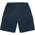 Supreme Small Box Baggy Cargo Sweatshort - Navy (front)