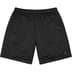 Supreme Small Box Baggy Mesh Short - Black (front)