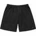 Supreme Small Box Baggy Mesh Short - Black (front)