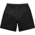 Supreme Small Box Baggy Mesh Short - Black (front)